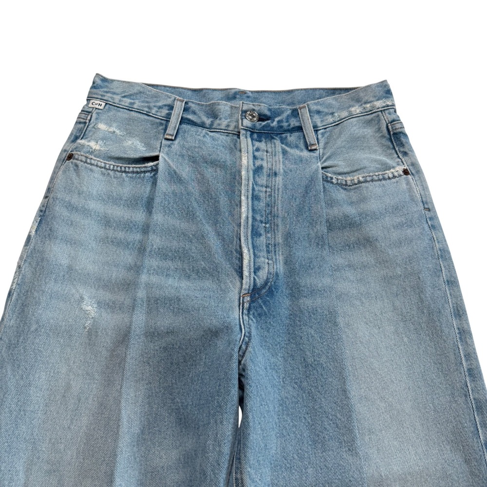 CITIZENS OF HUMANITY Premium Vintage Light Wash Wide Leg Denim Jeans Size 27 - Picture 3 of 10